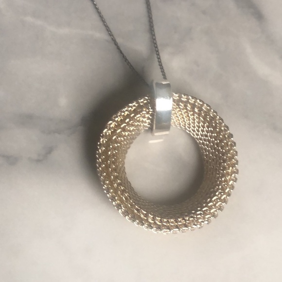 VTG Woven sterling silver pendant - Picture 4 of 7